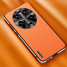 Handyhülle Hülle Luxus Leder Schutzhülle AT2 für Xiaomi Mi 13 Ultra 5G Orange