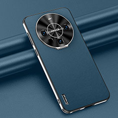 Handyhülle Hülle Luxus Leder Schutzhülle AT3 für Huawei Mate 60 Pro Blau