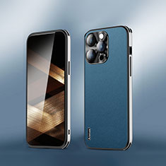 Handyhülle Hülle Luxus Leder Schutzhülle AT6 für Apple iPhone 13 Pro Blau