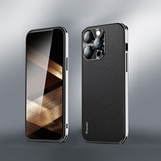 Handyhülle Hülle Luxus Leder Schutzhülle AT6 für Apple iPhone 13 Pro Max Schwarz