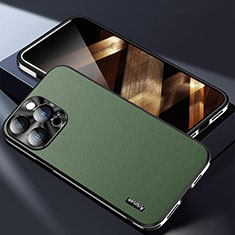 Handyhülle Hülle Luxus Leder Schutzhülle AT7 für Apple iPhone 13 Pro Max Grün