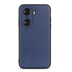 Handyhülle Hülle Luxus Leder Schutzhülle B01H für Huawei Honor 60 Pro 5G Blau