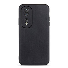 Handyhülle Hülle Luxus Leder Schutzhülle B01H für Huawei Honor 80 5G Schwarz