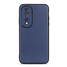 Handyhülle Hülle Luxus Leder Schutzhülle B01H für Huawei Honor 80 Pro Flat 5G Blau