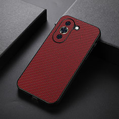 Handyhülle Hülle Luxus Leder Schutzhülle B01H für Huawei Nova 10 Rot