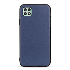 Handyhülle Hülle Luxus Leder Schutzhülle B01H für Samsung Galaxy A22s 5G Blau