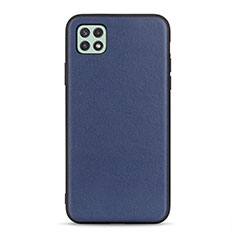 Handyhülle Hülle Luxus Leder Schutzhülle B01H für Samsung Galaxy F42 5G Blau