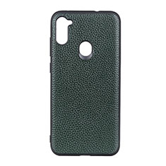Handyhülle Hülle Luxus Leder Schutzhülle B01H für Samsung Galaxy M11 Grün
