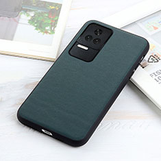 Handyhülle Hülle Luxus Leder Schutzhülle B01H für Xiaomi Redmi K40S 5G Grün