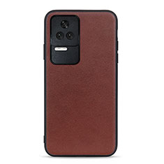 Handyhülle Hülle Luxus Leder Schutzhülle B01H für Xiaomi Redmi K50 5G Braun