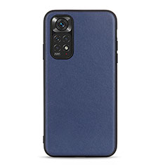 Handyhülle Hülle Luxus Leder Schutzhülle B01H für Xiaomi Redmi Note 11 4G (2022) Blau