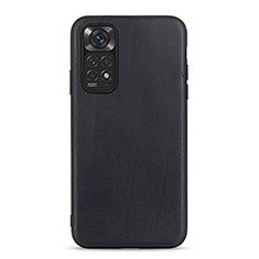 Handyhülle Hülle Luxus Leder Schutzhülle B01H für Xiaomi Redmi Note 11 4G (2022) Schwarz