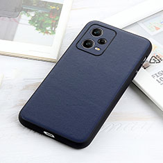 Handyhülle Hülle Luxus Leder Schutzhülle B01H für Xiaomi Redmi Note 12 Pro 5G Blau