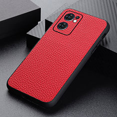 Handyhülle Hülle Luxus Leder Schutzhülle B02H für OnePlus Nord CE 2 5G Rot