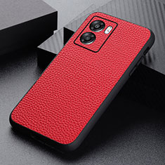Handyhülle Hülle Luxus Leder Schutzhülle B02H für Oppo K10 5G India Rot