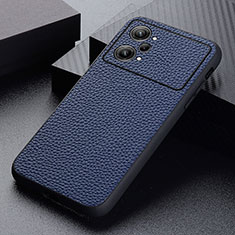 Handyhülle Hülle Luxus Leder Schutzhülle B02H für Oppo K10 Pro 5G Blau