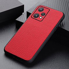 Handyhülle Hülle Luxus Leder Schutzhülle B02H für Realme Q5 5G Rot