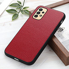 Handyhülle Hülle Luxus Leder Schutzhülle B02H für Samsung Galaxy A13 4G Rot