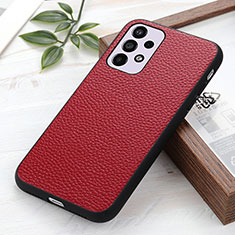 Handyhülle Hülle Luxus Leder Schutzhülle B02H für Samsung Galaxy A33 5G Rot