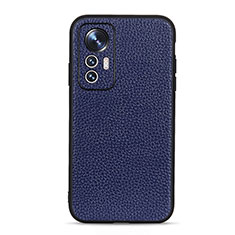 Handyhülle Hülle Luxus Leder Schutzhülle B02H für Xiaomi Mi 12 Lite 5G Blau