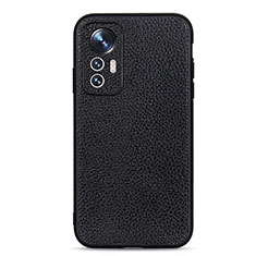 Handyhülle Hülle Luxus Leder Schutzhülle B02H für Xiaomi Mi 12S 5G Schwarz