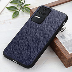 Handyhülle Hülle Luxus Leder Schutzhülle B02H für Xiaomi Redmi K40S 5G Blau