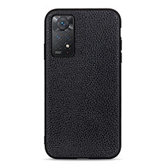 Handyhülle Hülle Luxus Leder Schutzhülle B02H für Xiaomi Redmi Note 12 Pro 4G Schwarz