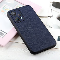 Handyhülle Hülle Luxus Leder Schutzhülle B03H für Realme 9 5G Blau