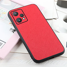 Handyhülle Hülle Luxus Leder Schutzhülle B03H für Realme 9 5G Rot