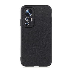 Handyhülle Hülle Luxus Leder Schutzhülle B03H für Xiaomi Mi 12 Pro 5G Schwarz