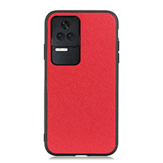 Handyhülle Hülle Luxus Leder Schutzhülle B03H für Xiaomi Redmi K50 5G Rot