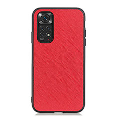 Handyhülle Hülle Luxus Leder Schutzhülle B03H für Xiaomi Redmi Note 11 4G (2022) Rot