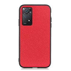 Handyhülle Hülle Luxus Leder Schutzhülle B03H für Xiaomi Redmi Note 12 Pro 4G Rot