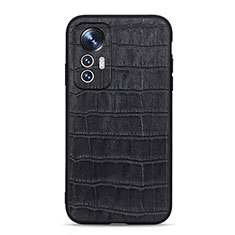 Handyhülle Hülle Luxus Leder Schutzhülle B04H für Xiaomi Mi 12 Lite 5G Schwarz