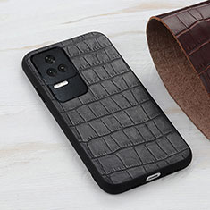 Handyhülle Hülle Luxus Leder Schutzhülle B04H für Xiaomi Poco F4 5G Schwarz