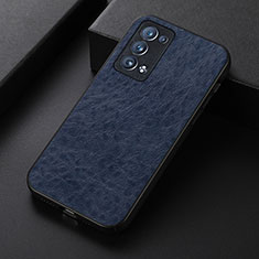 Handyhülle Hülle Luxus Leder Schutzhülle B05H für Oppo Reno6 Pro 5G Blau