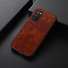 Handyhülle Hülle Luxus Leder Schutzhülle B05H für Samsung Galaxy M02s Rot