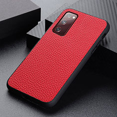 Handyhülle Hülle Luxus Leder Schutzhülle B05H für Samsung Galaxy S20 FE (2022) 5G Rot