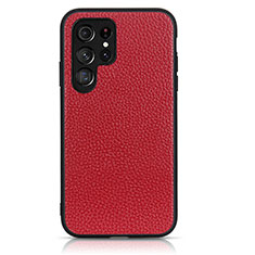 Handyhülle Hülle Luxus Leder Schutzhülle B05H für Samsung Galaxy S21 Ultra 5G Rot