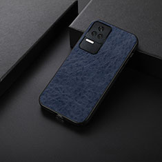Handyhülle Hülle Luxus Leder Schutzhülle B05H für Xiaomi Poco F4 5G Blau