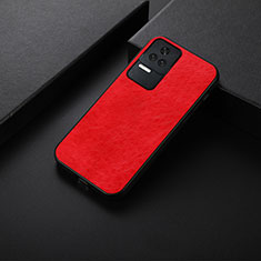 Handyhülle Hülle Luxus Leder Schutzhülle B05H für Xiaomi Redmi K40S 5G Rot