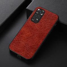 Handyhülle Hülle Luxus Leder Schutzhülle B05H für Xiaomi Redmi Note 11 4G (2022) Braun