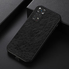 Handyhülle Hülle Luxus Leder Schutzhülle B05H für Xiaomi Redmi Note 11 4G (2022) Schwarz