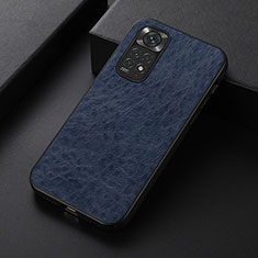 Handyhülle Hülle Luxus Leder Schutzhülle B05H für Xiaomi Redmi Note 11S 4G Blau