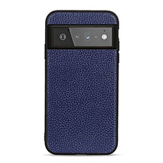 Handyhülle Hülle Luxus Leder Schutzhülle B06H für Google Pixel 6 Pro 5G Blau