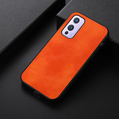 Handyhülle Hülle Luxus Leder Schutzhülle B06H für OnePlus 9 5G Orange