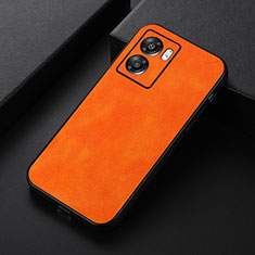 Handyhülle Hülle Luxus Leder Schutzhülle B06H für Oppo A57 5G Orange