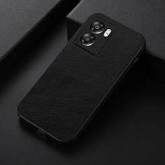 Handyhülle Hülle Luxus Leder Schutzhülle B06H für Oppo A57 5G Schwarz