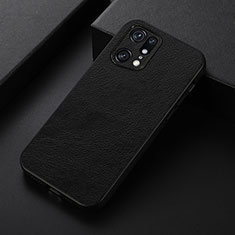 Handyhülle Hülle Luxus Leder Schutzhülle B06H für Oppo Find X5 Pro 5G Schwarz