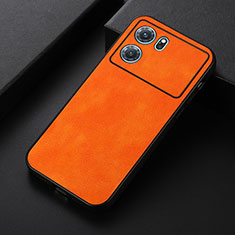 Handyhülle Hülle Luxus Leder Schutzhülle B06H für Oppo K10 5G Orange